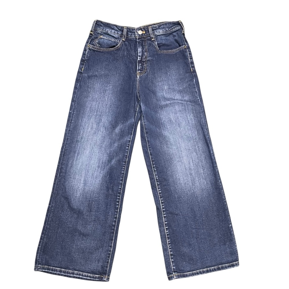Pilcro Anthropologie Wide Leg‎ High Waist Jeans size 27 Bohemian Academia Casual
